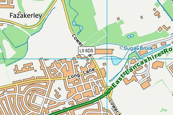 L9 6DS map - OS VectorMap District (Ordnance Survey) L9 6DS map - OS VectorMap District (Ordnance Survey)