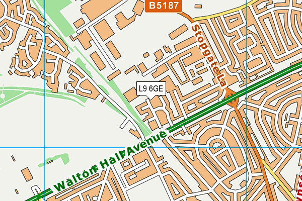 L9 6GE map - OS VectorMap District (Ordnance Survey) L9 6GE map - OS VectorMap District (Ordnance Survey)