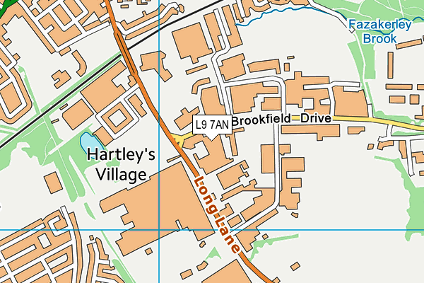 L9 7AN map - OS VectorMap District (Ordnance Survey) L9 7AN map - OS VectorMap District (Ordnance Survey)