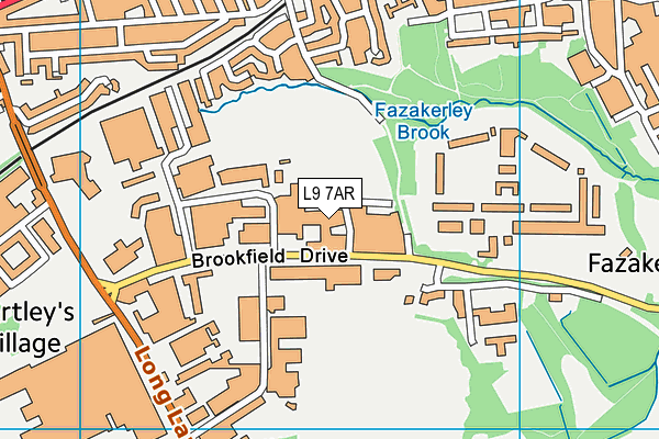 L9 7AR map - OS VectorMap District (Ordnance Survey) L9 7AR map - OS VectorMap District (Ordnance Survey)