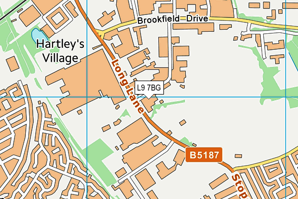 L9 7BG map - OS VectorMap District (Ordnance Survey) L9 7BG map - OS VectorMap District (Ordnance Survey)