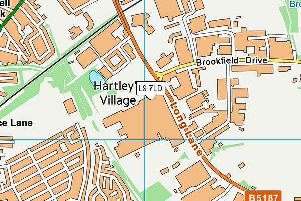 L9 7LD map - OS VectorMap District (Ordnance Survey) L9 7LD map - OS VectorMap District (Ordnance Survey)