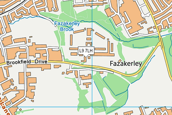 L9 7LH map - OS VectorMap District (Ordnance Survey) L9 7LH map - OS VectorMap District (Ordnance Survey)