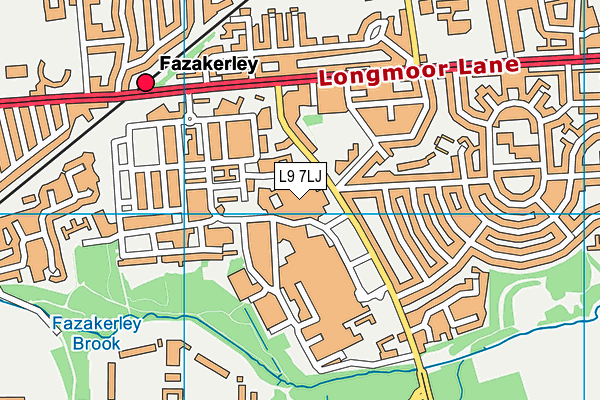 L9 7LJ map - OS VectorMap District (Ordnance Survey) L9 7LJ map - OS VectorMap District (Ordnance Survey)