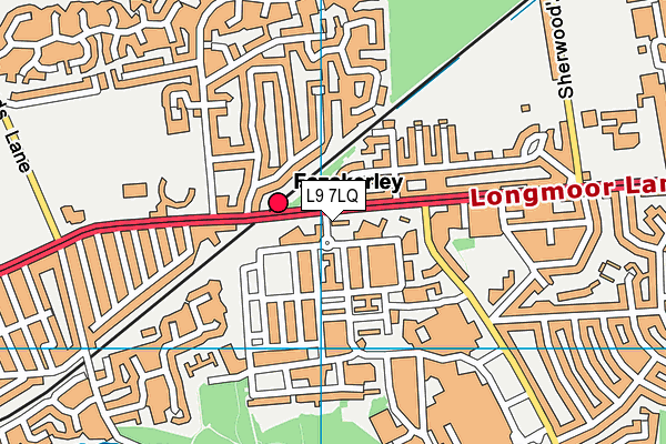L9 7LQ map - OS VectorMap District (Ordnance Survey) L9 7LQ map - OS VectorMap District (Ordnance Survey)