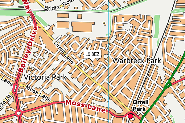 L9 8EZ map - OS VectorMap District (Ordnance Survey) L9 8EZ map - OS VectorMap District (Ordnance Survey)
