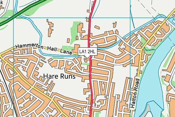 LA1 2HL map - OS VectorMap District (Ordnance Survey) LA1 2HL map - OS VectorMap District (Ordnance Survey)