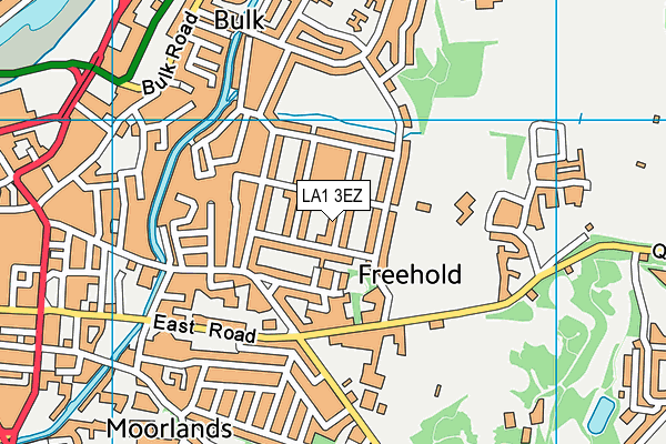 LA1 3EZ map - OS VectorMap District (Ordnance Survey) LA1 3EZ map - OS VectorMap District (Ordnance Survey)