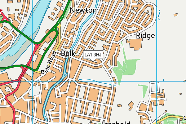LA1 3HJ map - OS VectorMap District (Ordnance Survey)