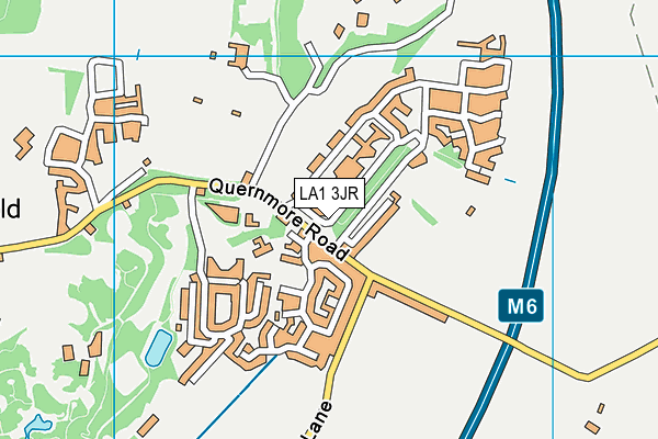 LA1 3JR map - OS VectorMap District (Ordnance Survey) LA1 3JR map - OS VectorMap District (Ordnance Survey)