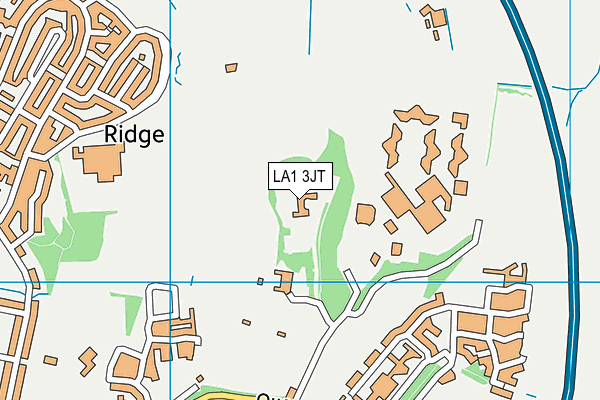 LA1 3JT map - OS VectorMap District (Ordnance Survey) LA1 3JT map - OS VectorMap District (Ordnance Survey)