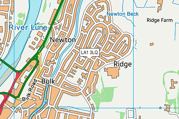 LA1 3LQ map - OS VectorMap District (Ordnance Survey) LA1 3LQ map - OS VectorMap District (Ordnance Survey)