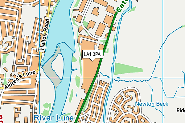 LA1 3PA map - OS VectorMap District (Ordnance Survey) LA1 3PA map - OS VectorMap District (Ordnance Survey)
