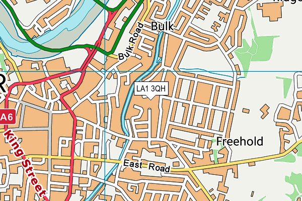 LA1 3QH map - OS VectorMap District (Ordnance Survey) LA1 3QH map - OS VectorMap District (Ordnance Survey)