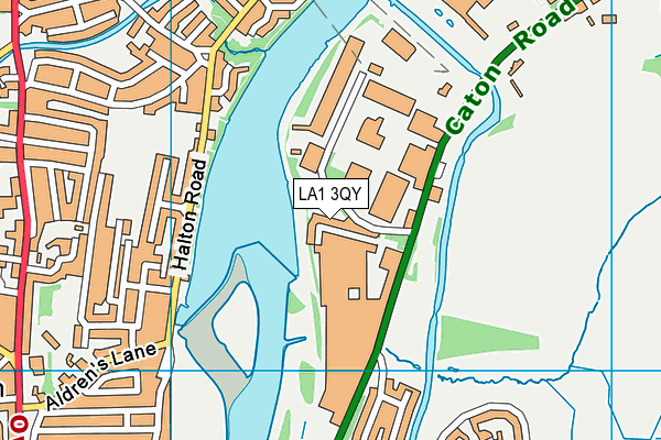 LA1 3QY map - OS VectorMap District (Ordnance Survey) LA1 3QY map - OS VectorMap District (Ordnance Survey)