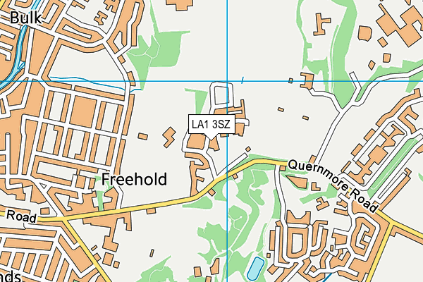 LA1 3SZ map - OS VectorMap District (Ordnance Survey)