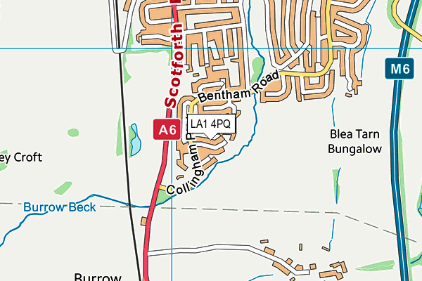 LA1 4PQ map - OS VectorMap District (Ordnance Survey) LA1 4PQ map - OS VectorMap District (Ordnance Survey)