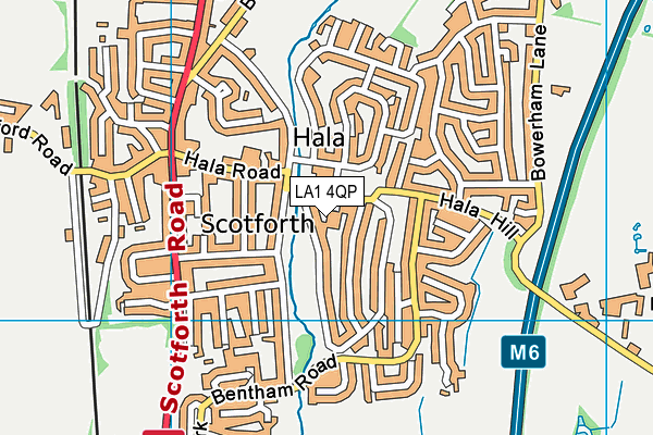 LA1 4QP map - OS VectorMap District (Ordnance Survey) LA1 4QP map - OS VectorMap District (Ordnance Survey)