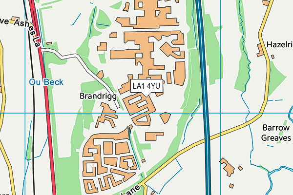 LA1 4YU map - OS VectorMap District (Ordnance Survey) LA1 4YU map - OS VectorMap District (Ordnance Survey)