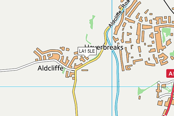 LA1 5LE map - OS VectorMap District (Ordnance Survey) LA1 5LE map - OS VectorMap District (Ordnance Survey)
