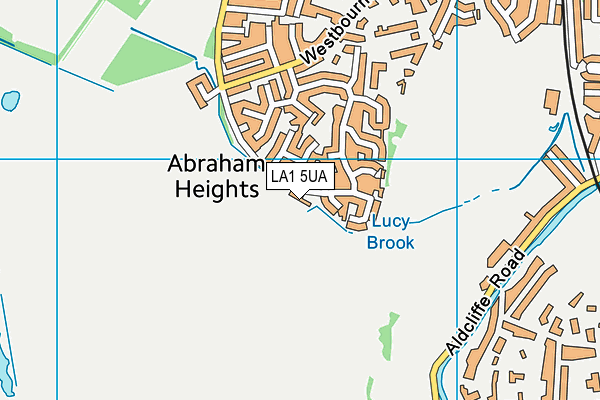 LA1 5UA map - OS VectorMap District (Ordnance Survey) LA1 5UA map - OS VectorMap District (Ordnance Survey)
