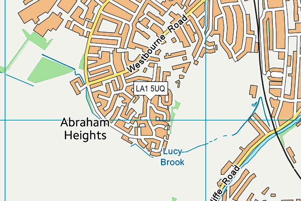 LA1 5UQ map - OS VectorMap District (Ordnance Survey) LA1 5UQ map - OS VectorMap District (Ordnance Survey)