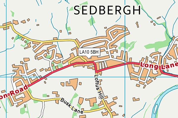 LA10 5BH map - OS VectorMap District (Ordnance Survey) LA10 5BH map - OS VectorMap District (Ordnance Survey)