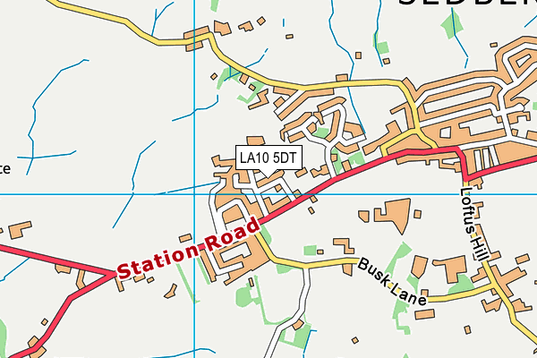 LA10 5DT map - OS VectorMap District (Ordnance Survey) LA10 5DT map - OS VectorMap District (Ordnance Survey)
