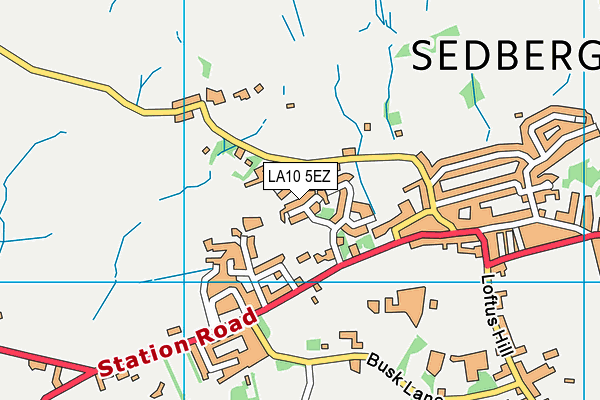 LA10 5EZ map - OS VectorMap District (Ordnance Survey) LA10 5EZ map - OS VectorMap District (Ordnance Survey)