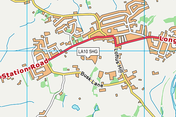 LA10 5HG map - OS VectorMap District (Ordnance Survey) LA10 5HG map - OS VectorMap District (Ordnance Survey)