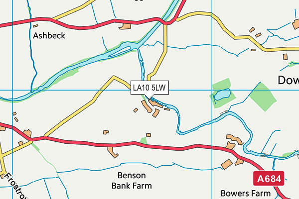 LA10 5LW map - OS VectorMap District (Ordnance Survey) LA10 5LW map - OS VectorMap District (Ordnance Survey)