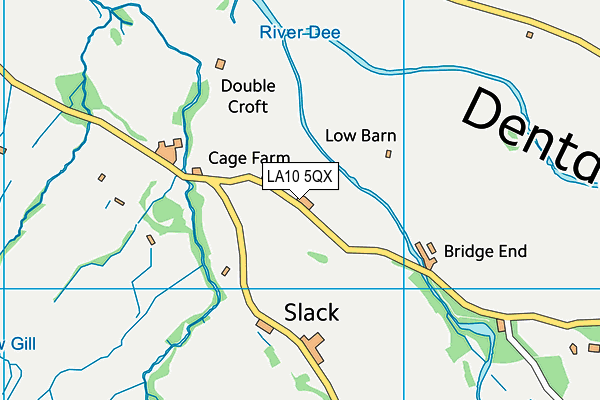 LA10 5QX map - OS VectorMap District (Ordnance Survey)