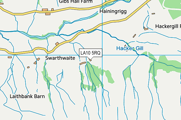 LA10 5RQ map - OS VectorMap District (Ordnance Survey)