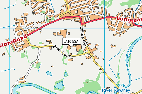 LA10 5SA map - OS VectorMap District (Ordnance Survey) LA10 5SA map - OS VectorMap District (Ordnance Survey)