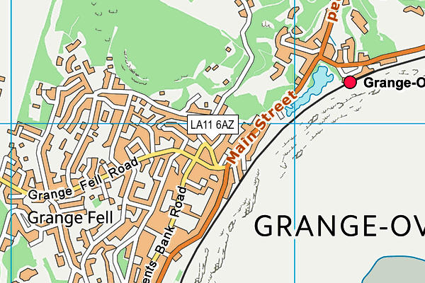 LA11 6AZ map - OS VectorMap District (Ordnance Survey) LA11 6AZ map - OS VectorMap District (Ordnance Survey)