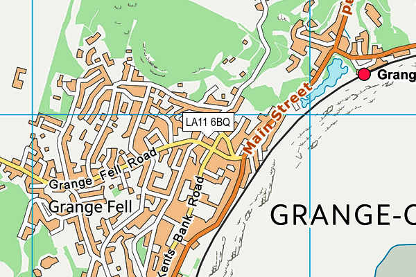 LA11 6BQ map - OS VectorMap District (Ordnance Survey)