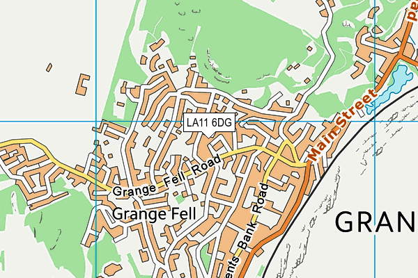 LA11 6DG map - OS VectorMap District (Ordnance Survey) LA11 6DG map - OS VectorMap District (Ordnance Survey)