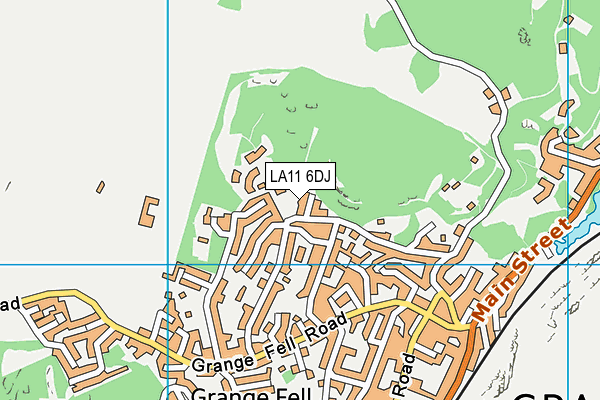 LA11 6DJ map - OS VectorMap District (Ordnance Survey) LA11 6DJ map - OS VectorMap District (Ordnance Survey)