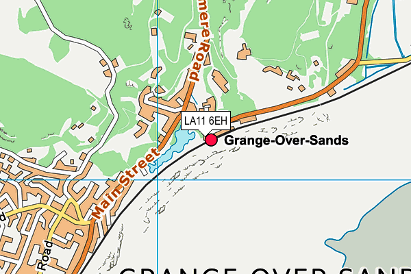 LA11 6EH map - OS VectorMap District (Ordnance Survey) LA11 6EH map - OS VectorMap District (Ordnance Survey)
