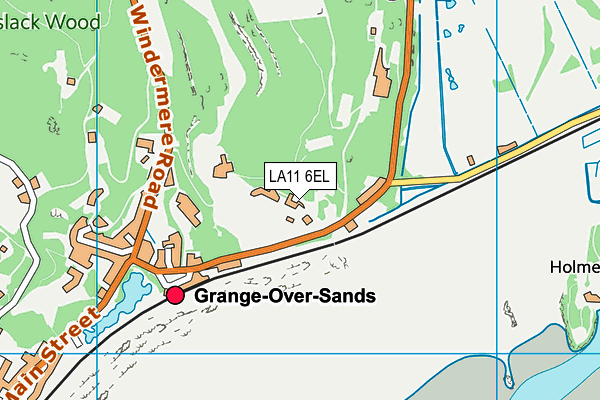 LA11 6EL map - OS VectorMap District (Ordnance Survey) LA11 6EL map - OS VectorMap District (Ordnance Survey)
