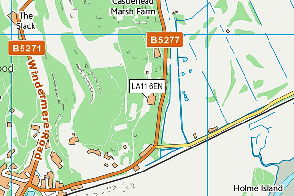 LA11 6EN map - OS VectorMap District (Ordnance Survey) LA11 6EN map - OS VectorMap District (Ordnance Survey)