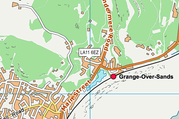 LA11 6EZ map - OS VectorMap District (Ordnance Survey) LA11 6EZ map - OS VectorMap District (Ordnance Survey)