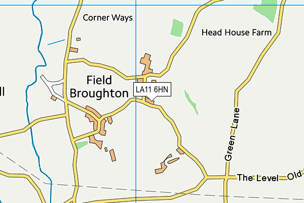 LA11 6HN map - OS VectorMap District (Ordnance Survey) LA11 6HN map - OS VectorMap District (Ordnance Survey)