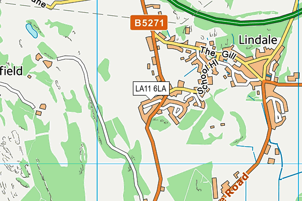 LA11 6LA map - OS VectorMap District (Ordnance Survey) LA11 6LA map - OS VectorMap District (Ordnance Survey)
