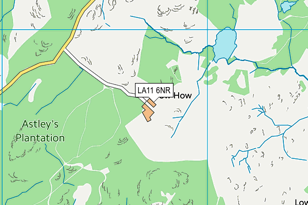 LA11 6NR map - OS VectorMap District (Ordnance Survey)