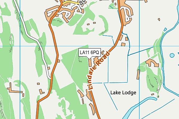 LA11 6PQ map - OS VectorMap District (Ordnance Survey) LA11 6PQ map - OS VectorMap District (Ordnance Survey)