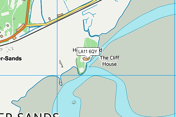 LA11 6QY map - OS VectorMap District (Ordnance Survey) LA11 6QY map - OS VectorMap District (Ordnance Survey)