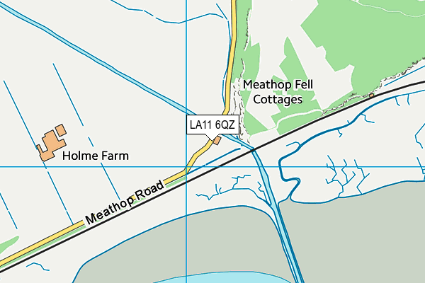 LA11 6QZ map - OS VectorMap District (Ordnance Survey) LA11 6QZ map - OS VectorMap District (Ordnance Survey)