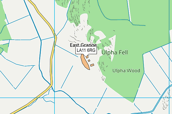 LA11 6RG map - OS VectorMap District (Ordnance Survey) LA11 6RG map - OS VectorMap District (Ordnance Survey)