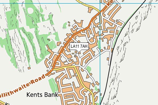 LA11 7AH map - OS VectorMap District (Ordnance Survey) LA11 7AH map - OS VectorMap District (Ordnance Survey)